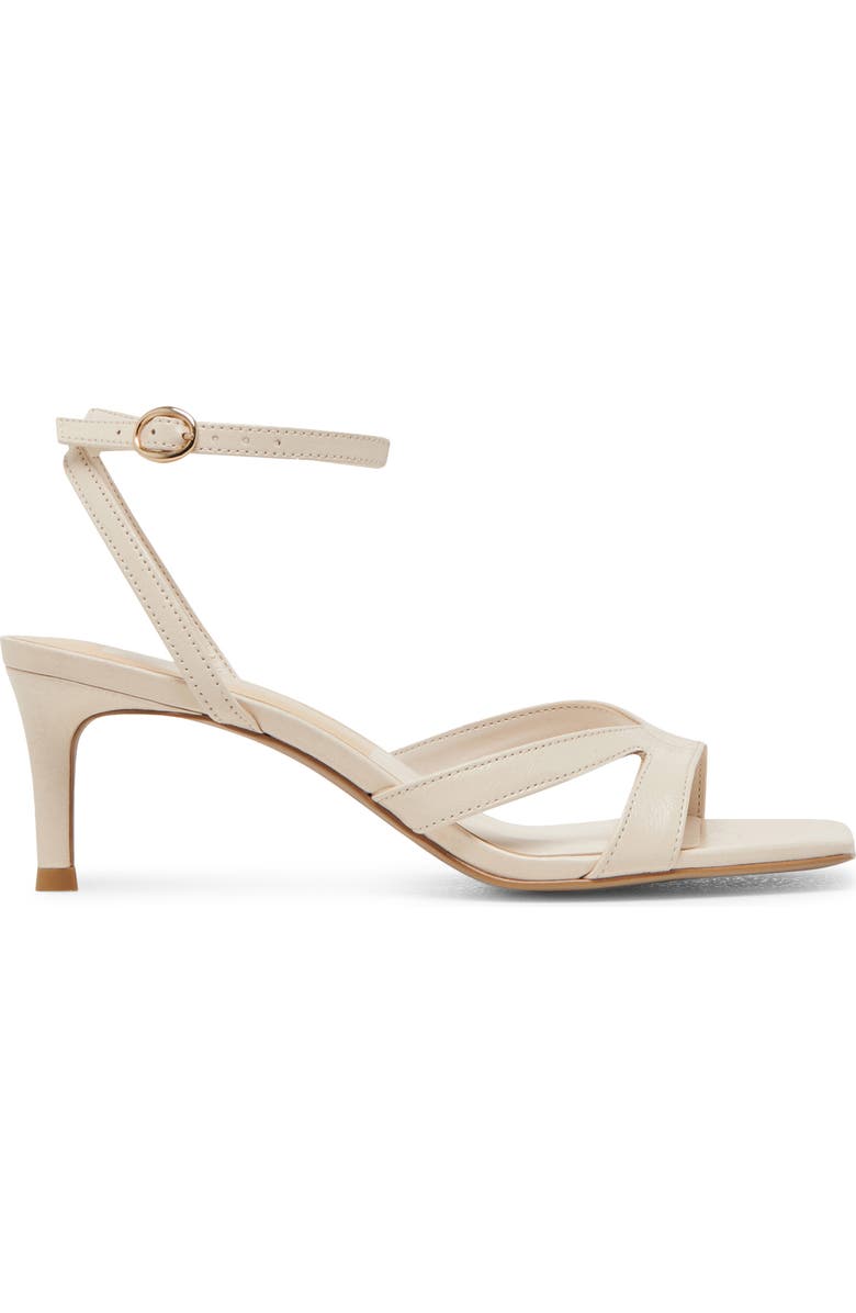 Dolce Vita Becki Ankle Strap Sandal, Alternate, color, Bone Crinkle Patent