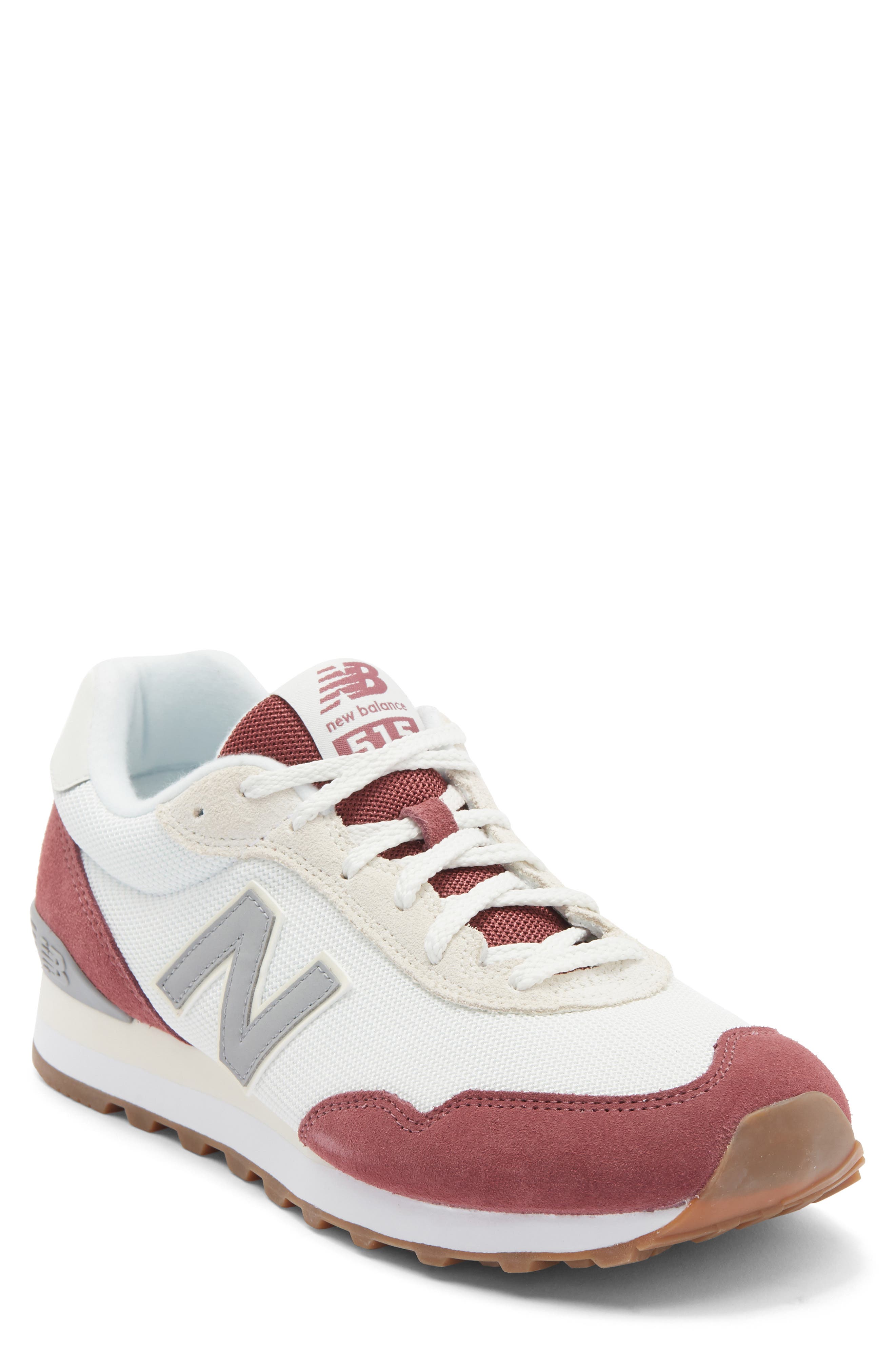  White/ Washed Burgundy