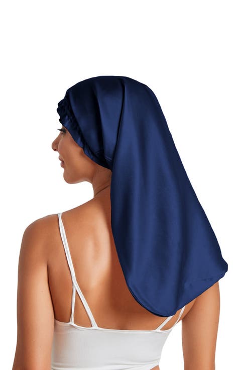 Elegant Long Pure Silk Bonnet
