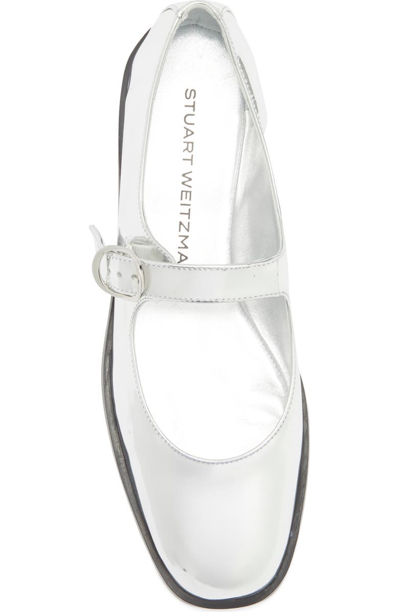 Stuart Weitzman Loralei Mary Jane, Alternate, color, Silver