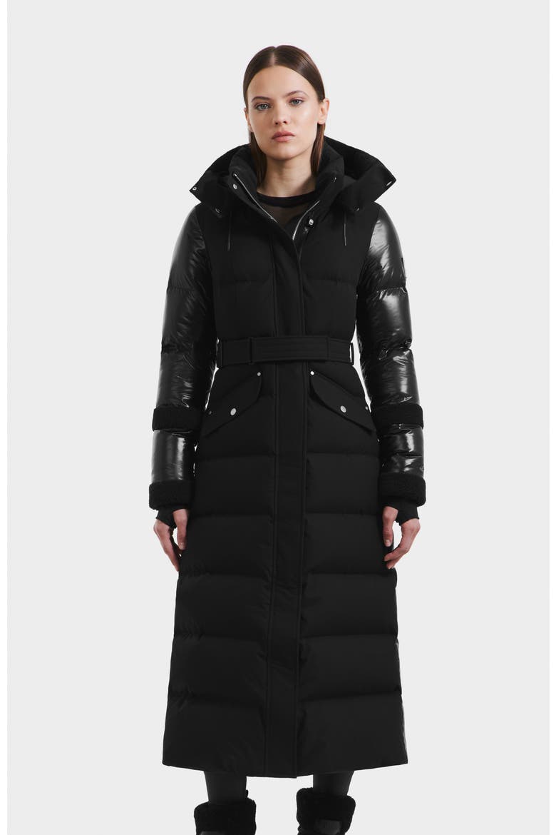 Audrey Maxi Down Puffer with Faux Shearling Trim (Women) | Nordstrom