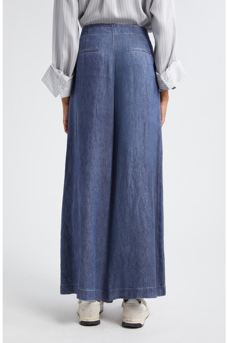 Demie Wide Leg Hemp Jeans, Alternate, color, MEDIUM INDIGO