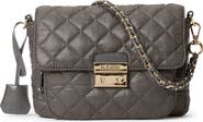 MZ Wallace Large Crosby Lock Quilted Nylon Crossbody Bag