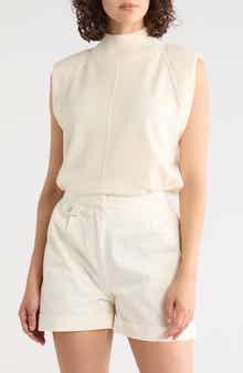 Futrani Mock Neck Sleeveless Top