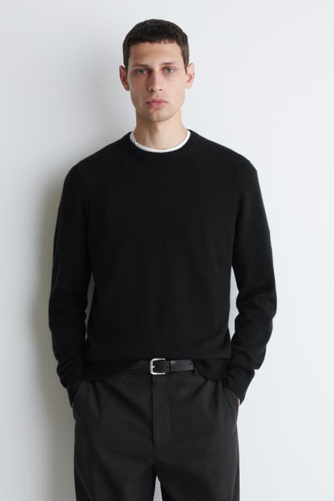 Seamless Cashmere Crew-Neck Sweater