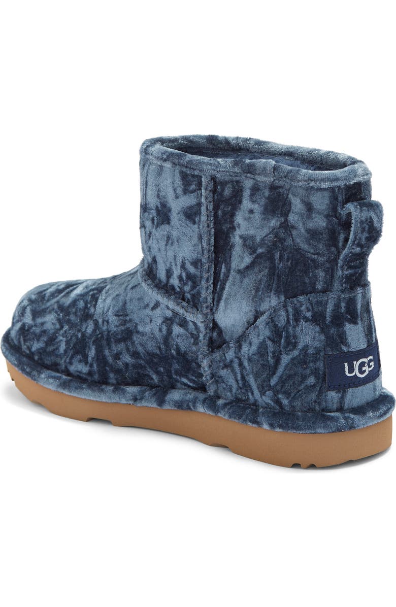 UGG<sup>®</sup> Kids' Classic Mini II Velvet Bootie, Alternate, color,
