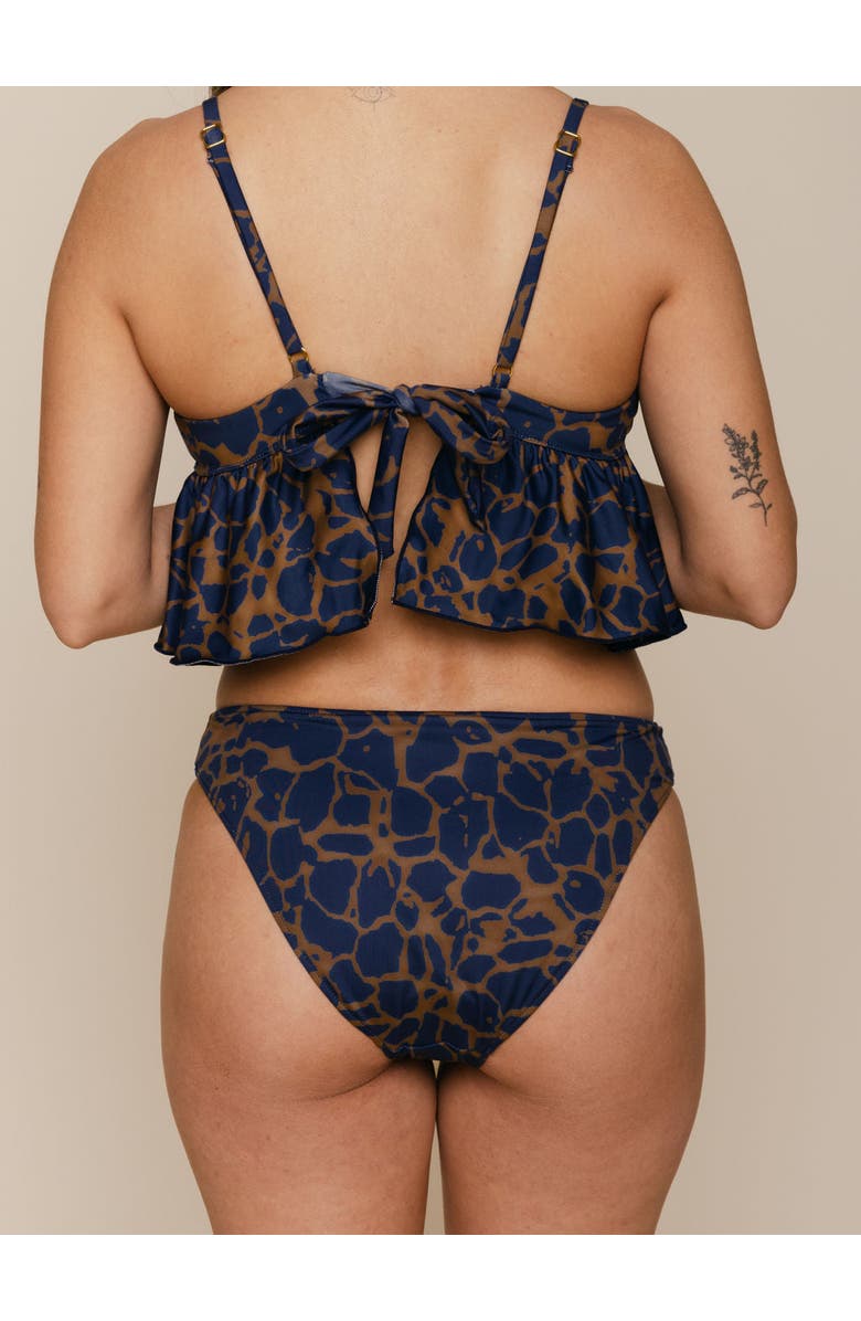 Kitty and Vibe High Leg Mid Rise Bikini Bottoms with Medium Coverage, Alternate, color, Khai