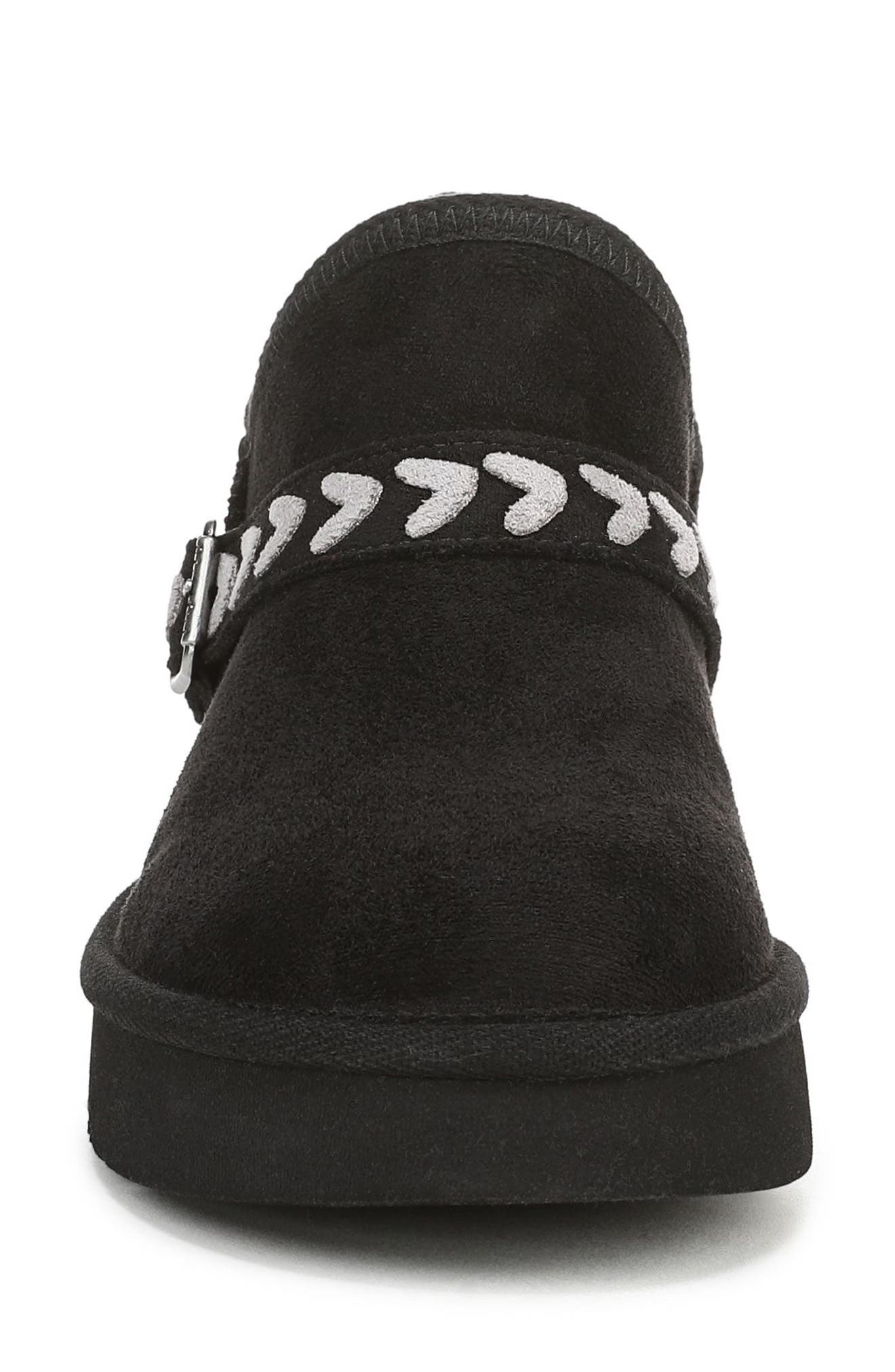 Blowfish Malibu Mokolo Faux Fur Lined Bootie, Alternate, color, Black Faux Suede