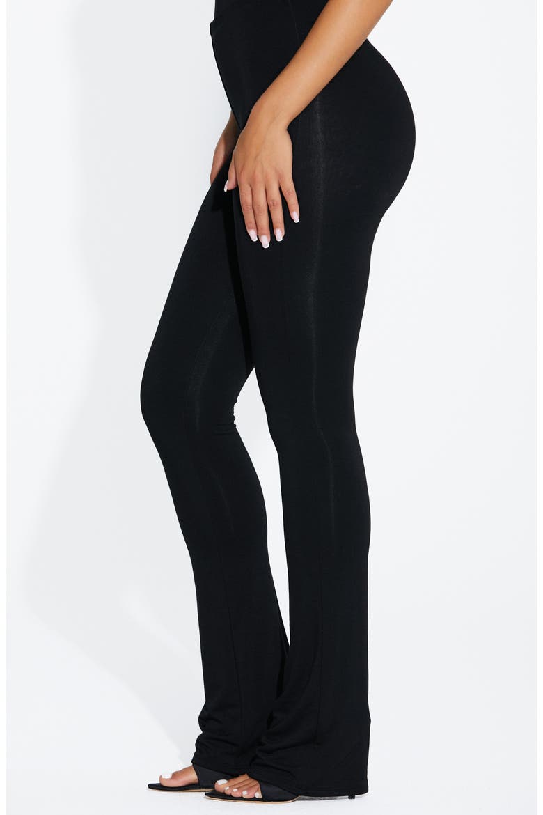 High Waist Pants, Alternate, color, BLACK