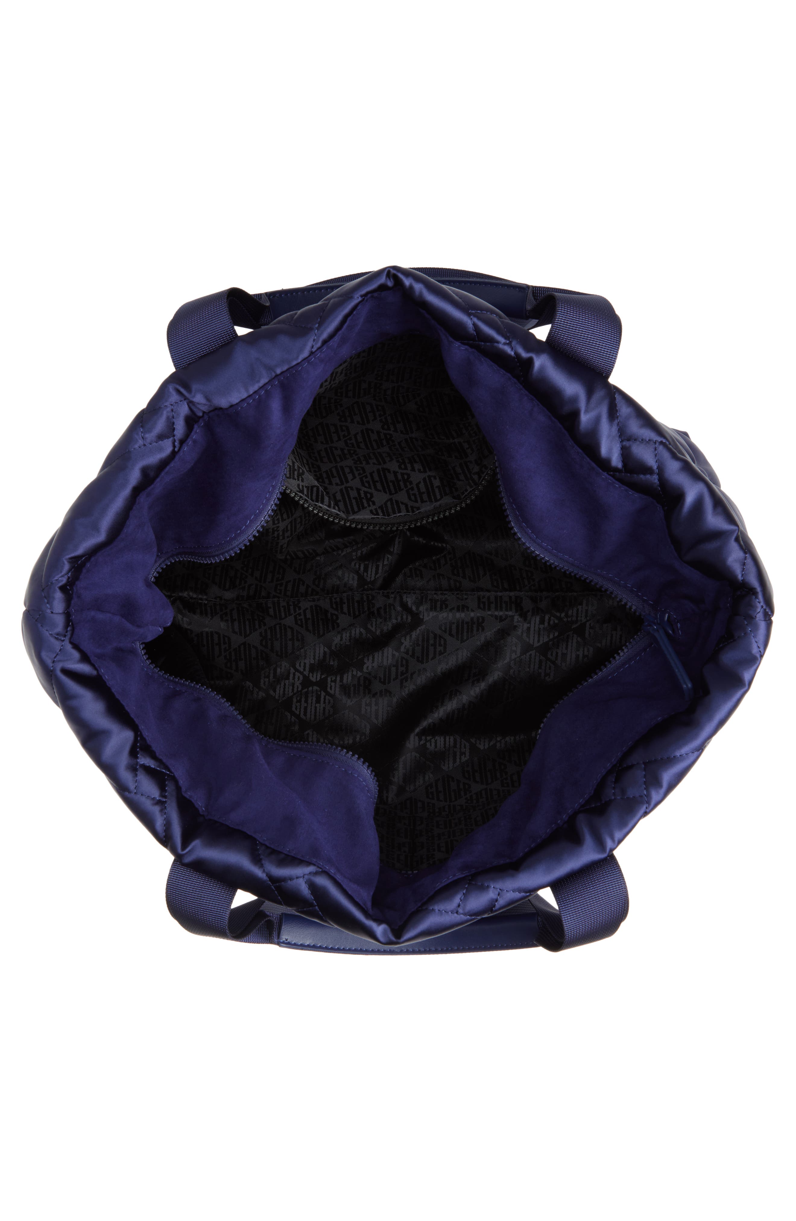 Kurt Geiger London Recycled Polyester Quilted Shopper Bag, Alternate, color, 