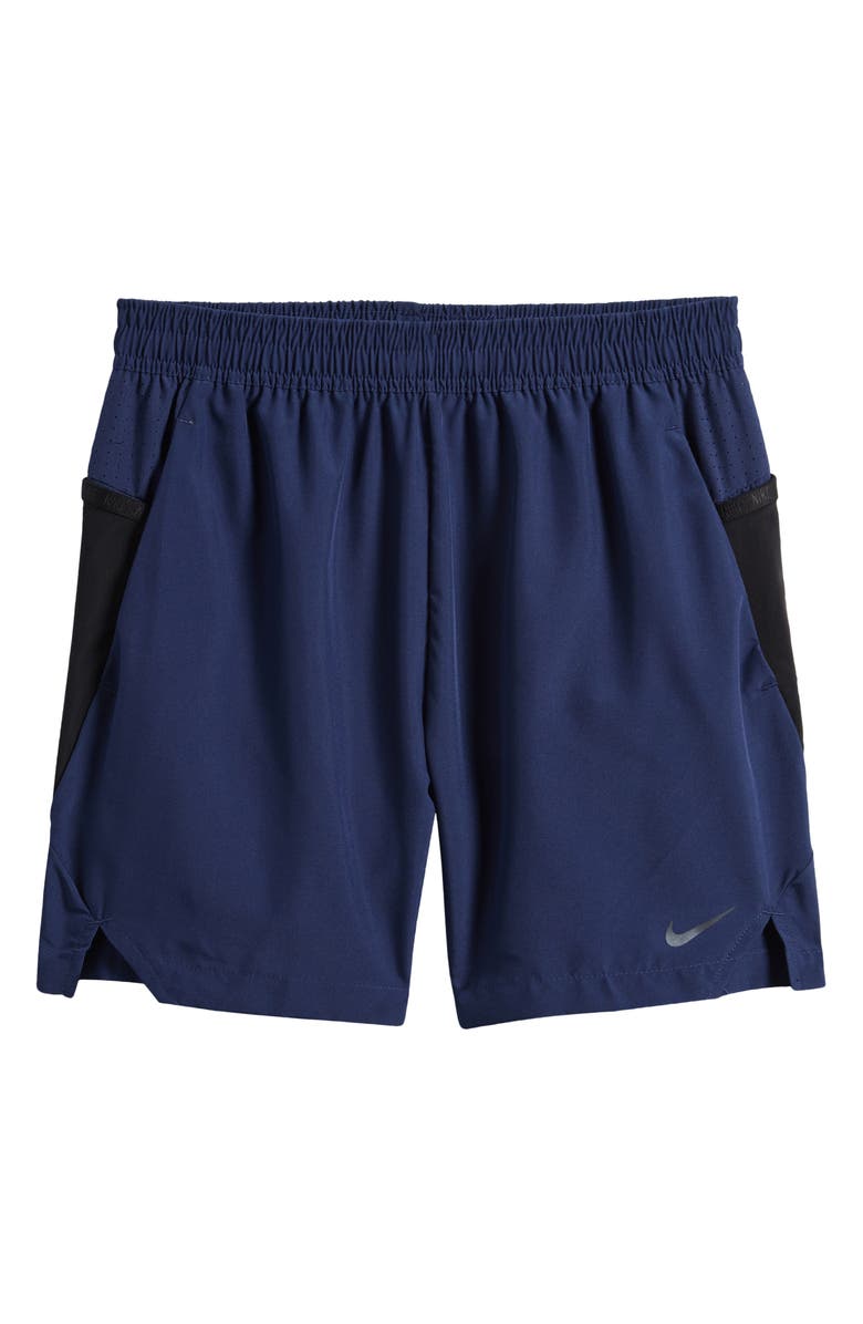 Nike Kids' Dri-FIT Multi Tech Shorts, Main, color, Midnight Navy/ Black