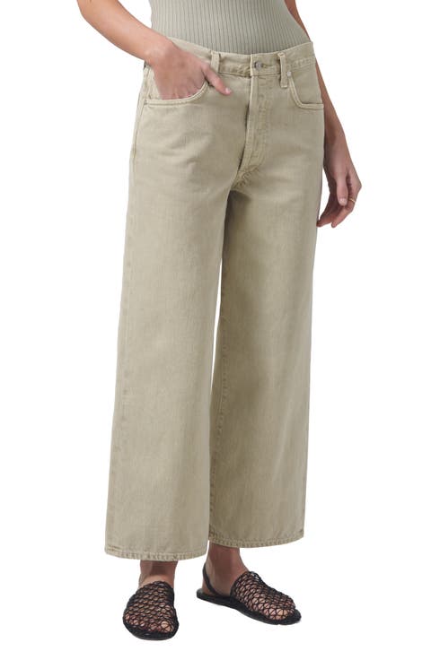 Pina Crop Baggy Jeans (Alfalfa)