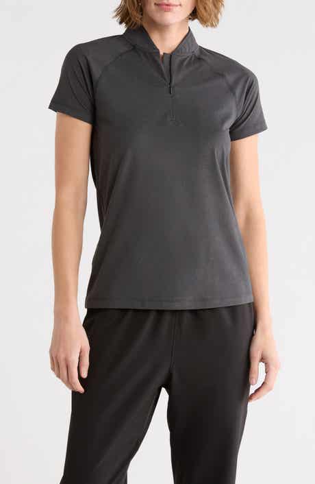 Swannies Quinn Half Zip Knit Polo
