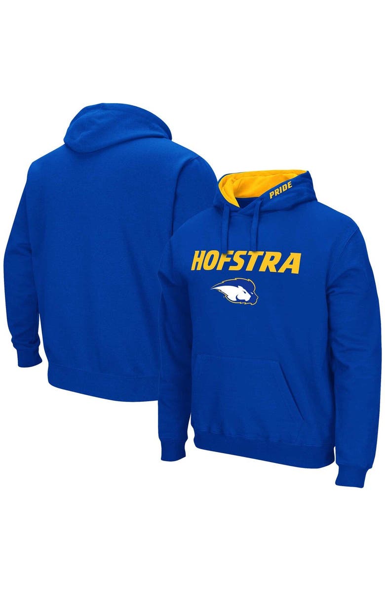 COLOSSEUM Men's Colosseum Blue Hofstra University Pride Arch & Logo 3.0 Pullover Hoodie, Main, color, Blue