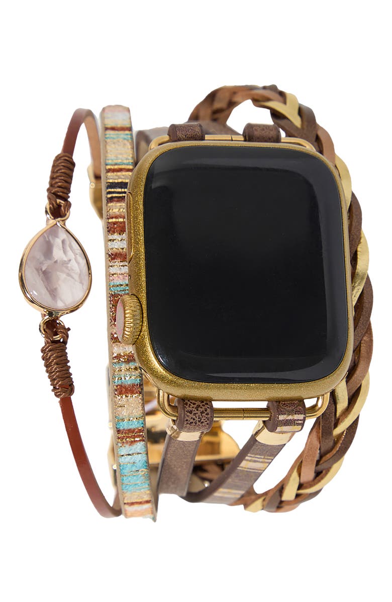 SAACHI Crystal Boho Apple Watch<sup>®</sup> Watchband, Main, color,