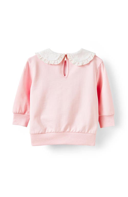 Cotton On Kids Claire Broderie Collar Top In Pink