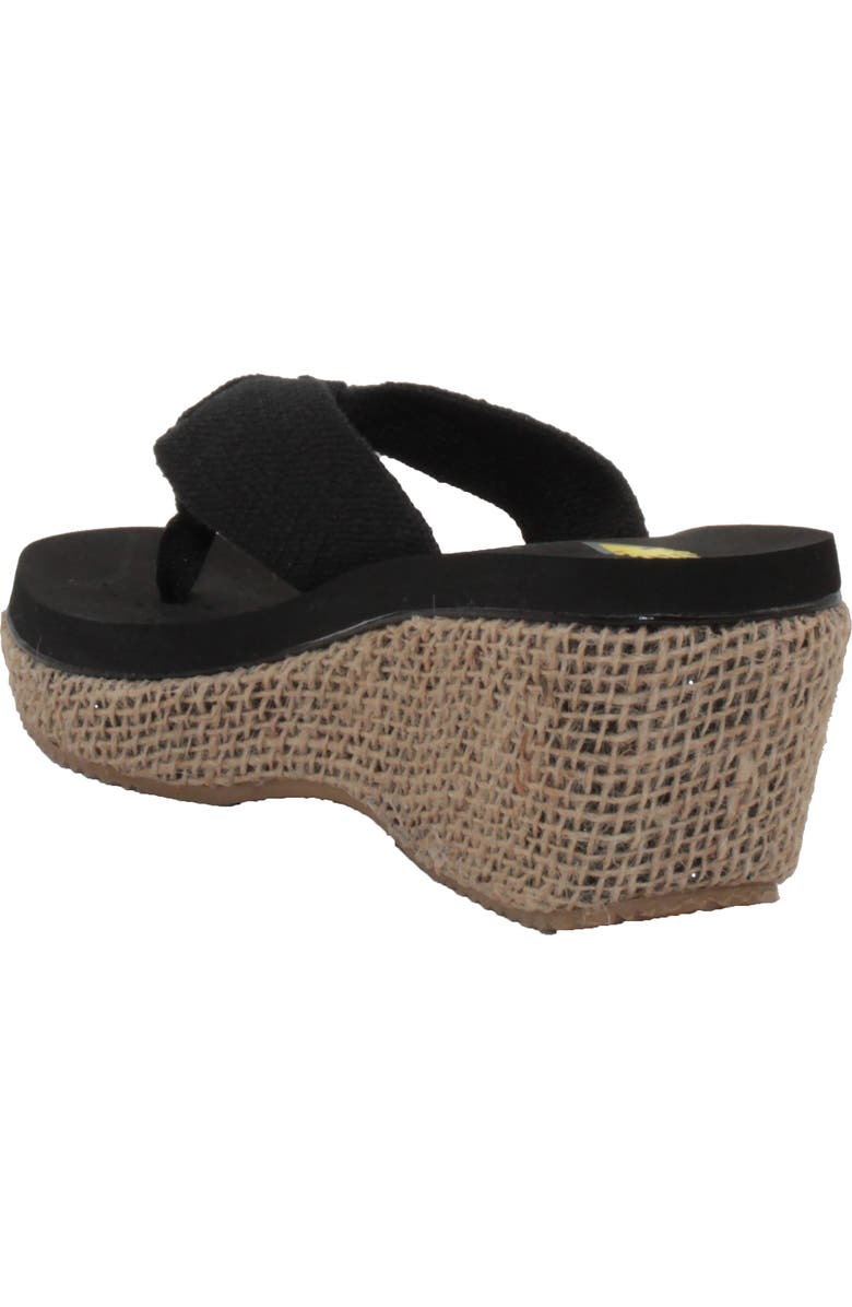 Volatile Tulane Platform Wedge Flip Flop, Alternate, color,