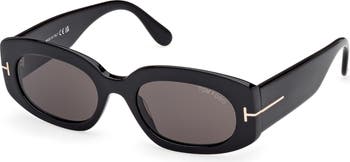 TOMFORD シエル オハル フレム サンクラス FT118752 25E TOM FORD Cielle 52mm Oval Sunglasses | Nordstrom