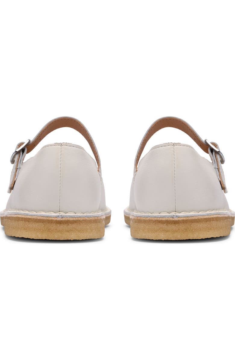 Clarks<sup>®</sup> Originals Desert Jane Mary Jane Flat, Alternate, color, White Leather