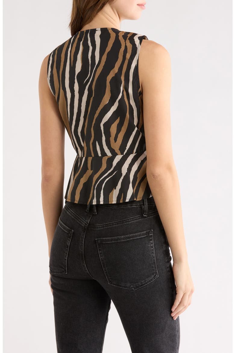 Chala Stripe Sleeveless Cotton Top, Alternate, color, CANYON STRIPE