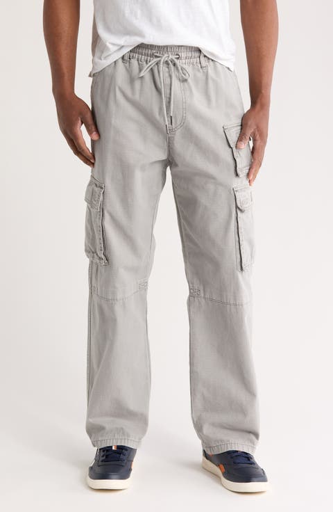Gianni Drawstring Cotton Ripstop Cargo Pants