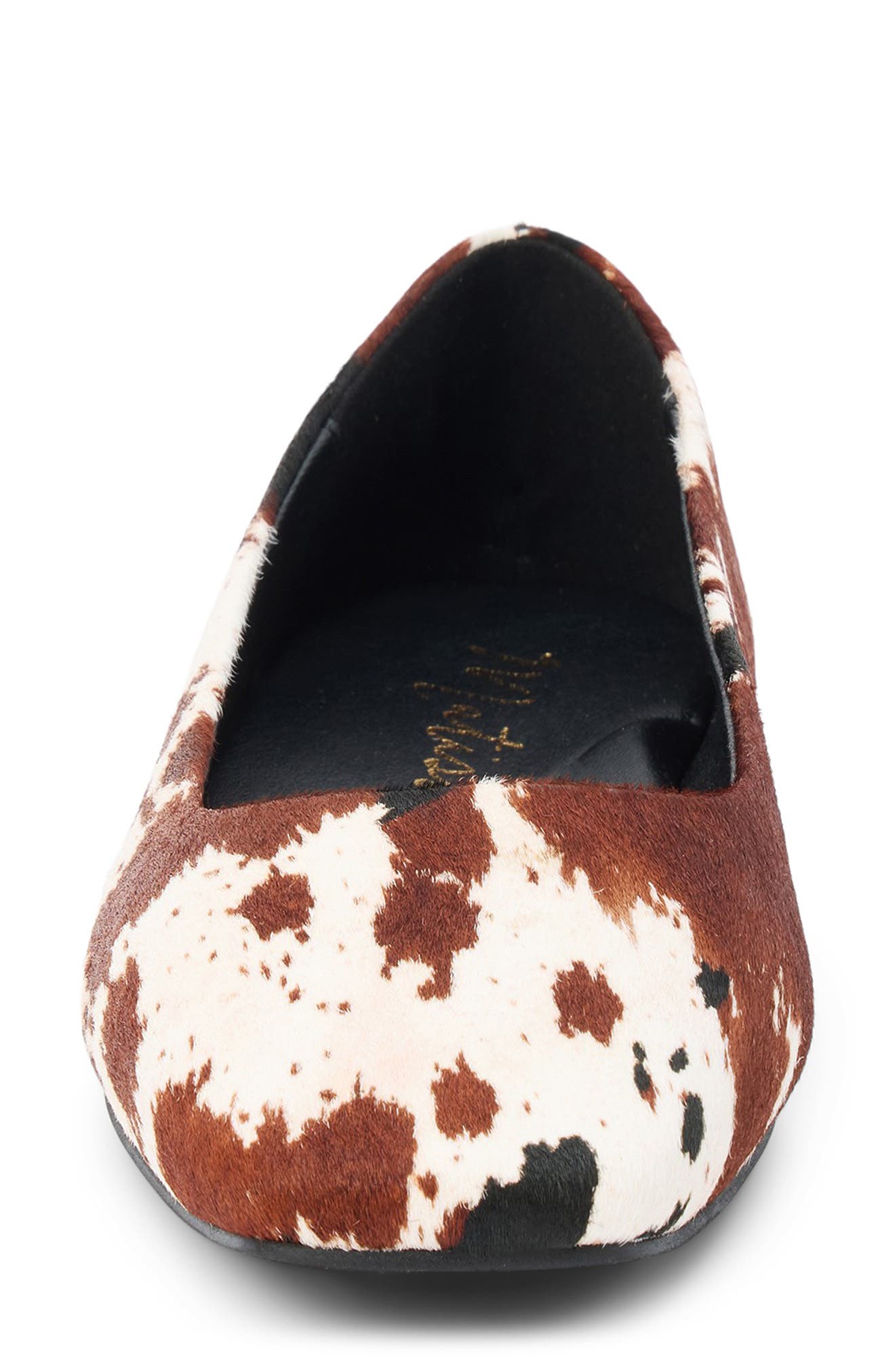 Phillip Genuine Calf Hair Ballet Flat, Alternate, color, BROWN MULTI CALF HAIR