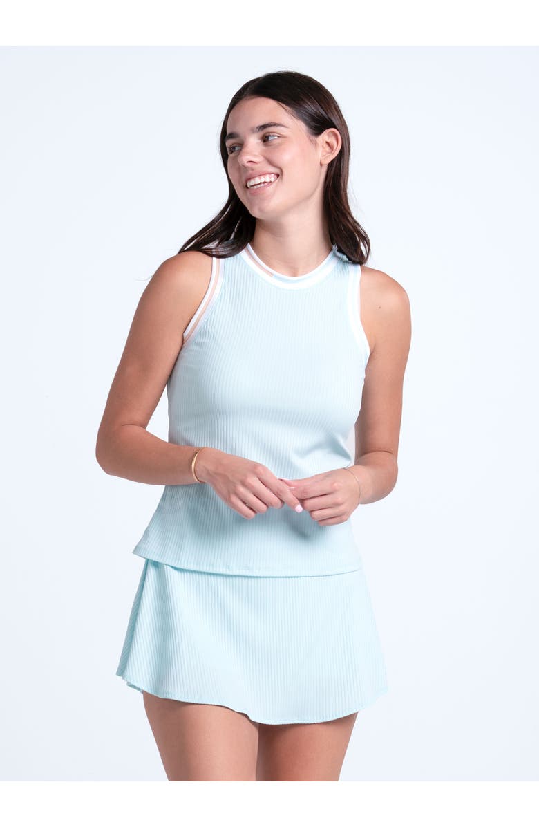 Lucky in Love Riviera Wave Tank, Main, color, Blue