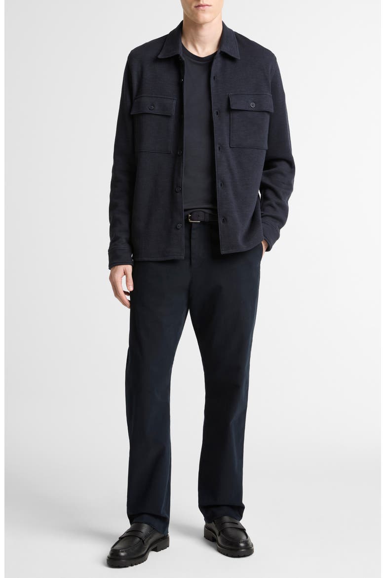 Double Slub Shirt Jacket, Alternate, color, COASTAL