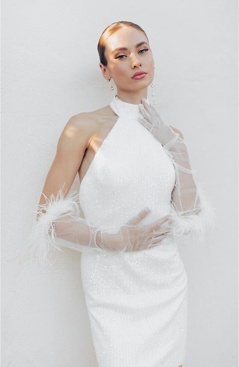 Untamed Petals Lexie Gloves, Alternate, color, 