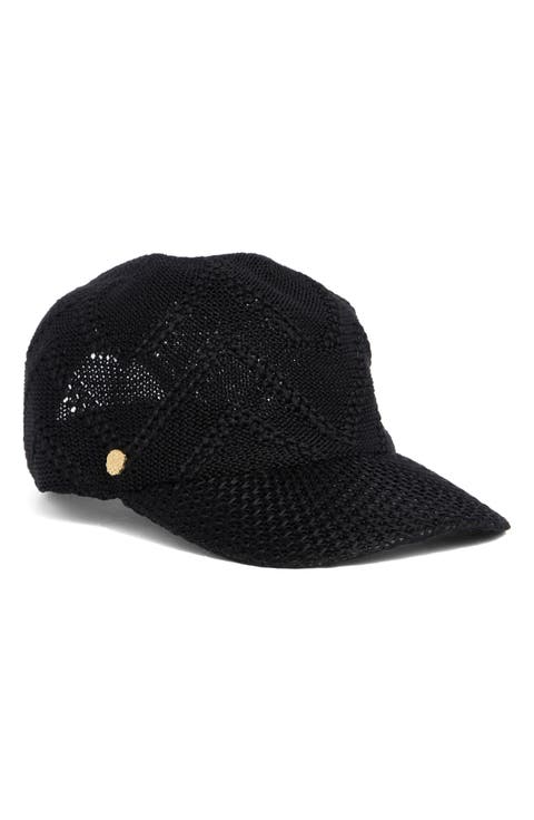 Packable Pointelle Knit Baseball Cap