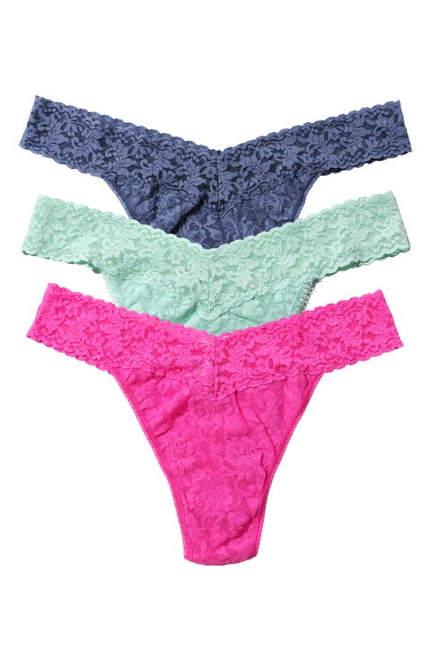 Holiday Cracker Assorted 3-Pack Original Rise Thongs