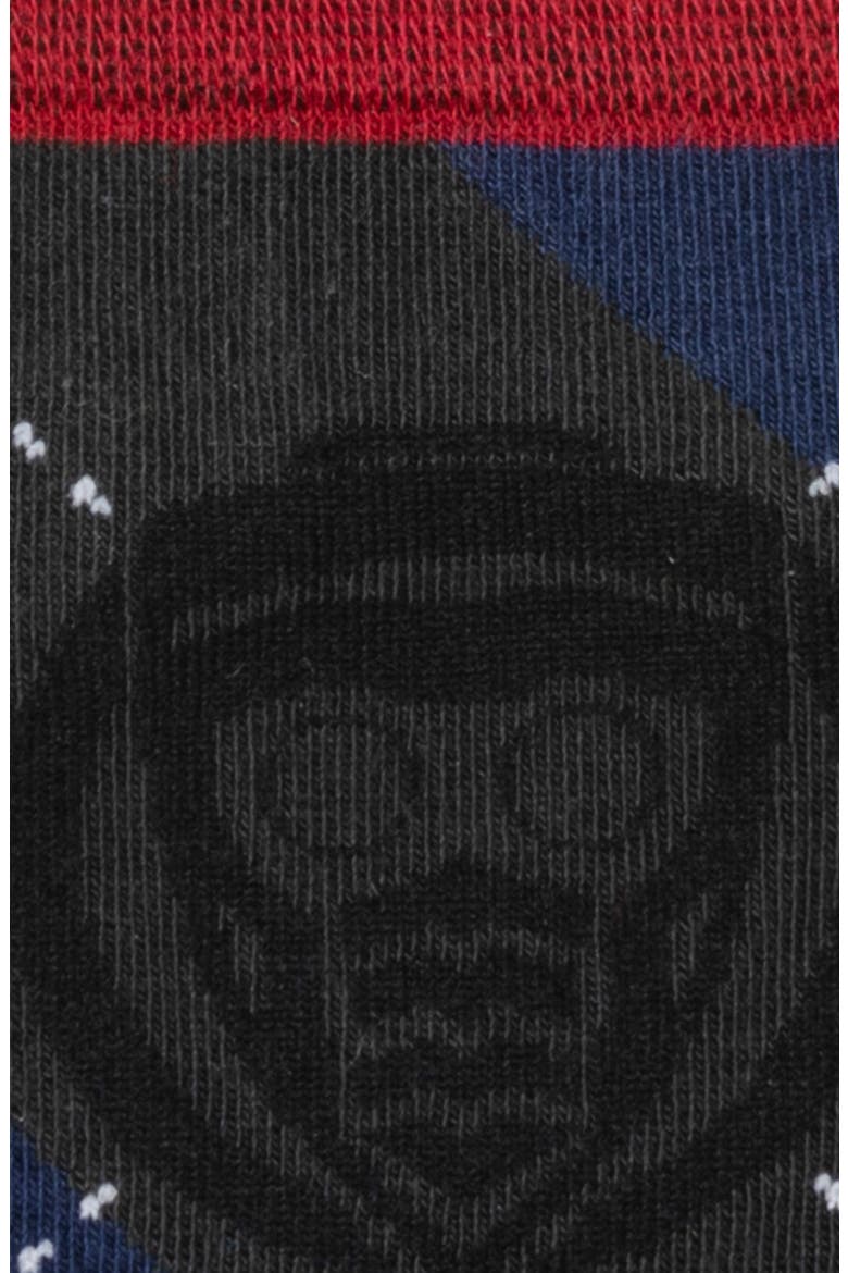 Groot Star-Lord Argyle Crew Socks & Lapel Pin Gift Set, Alternate, color, BLUE MULTI