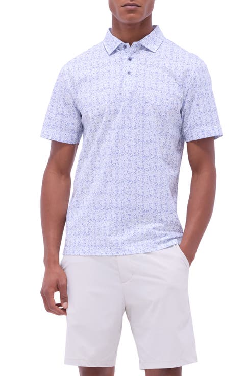 Victor OoohCotton® Abstract Print Polo