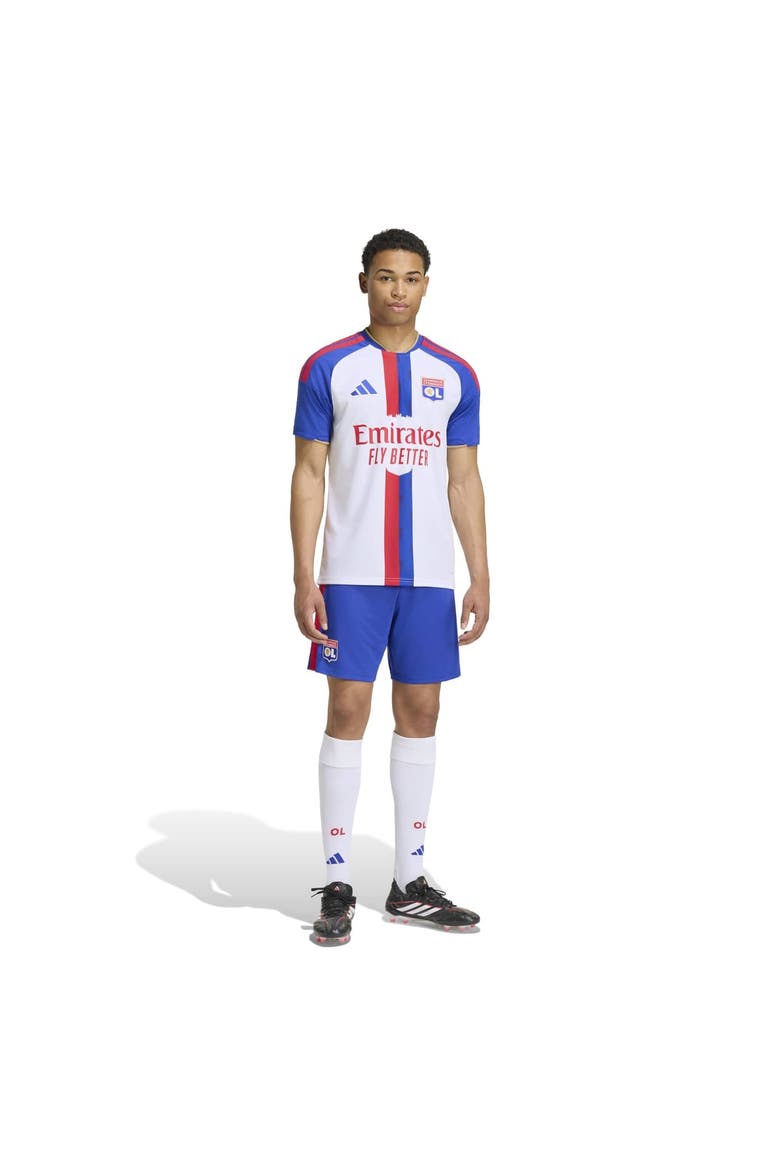 Men's adidas  White Olympique Lyonnais Home 2026/27 Replica Jersey, Alternate, color, White
