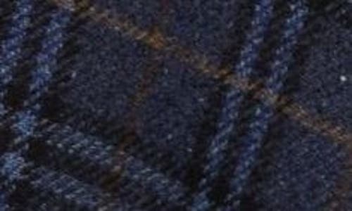 Burberry Houndstooth Check Cashmere & Wool Cape In Midnight