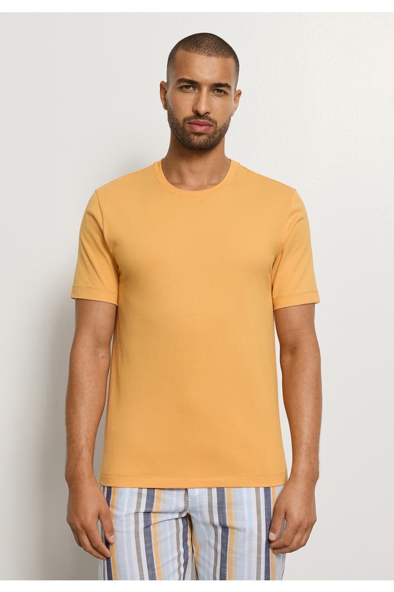 Living Shirts Cotton Crew Neck T-Shirt, Alternate, color, Pastel Pumpkin