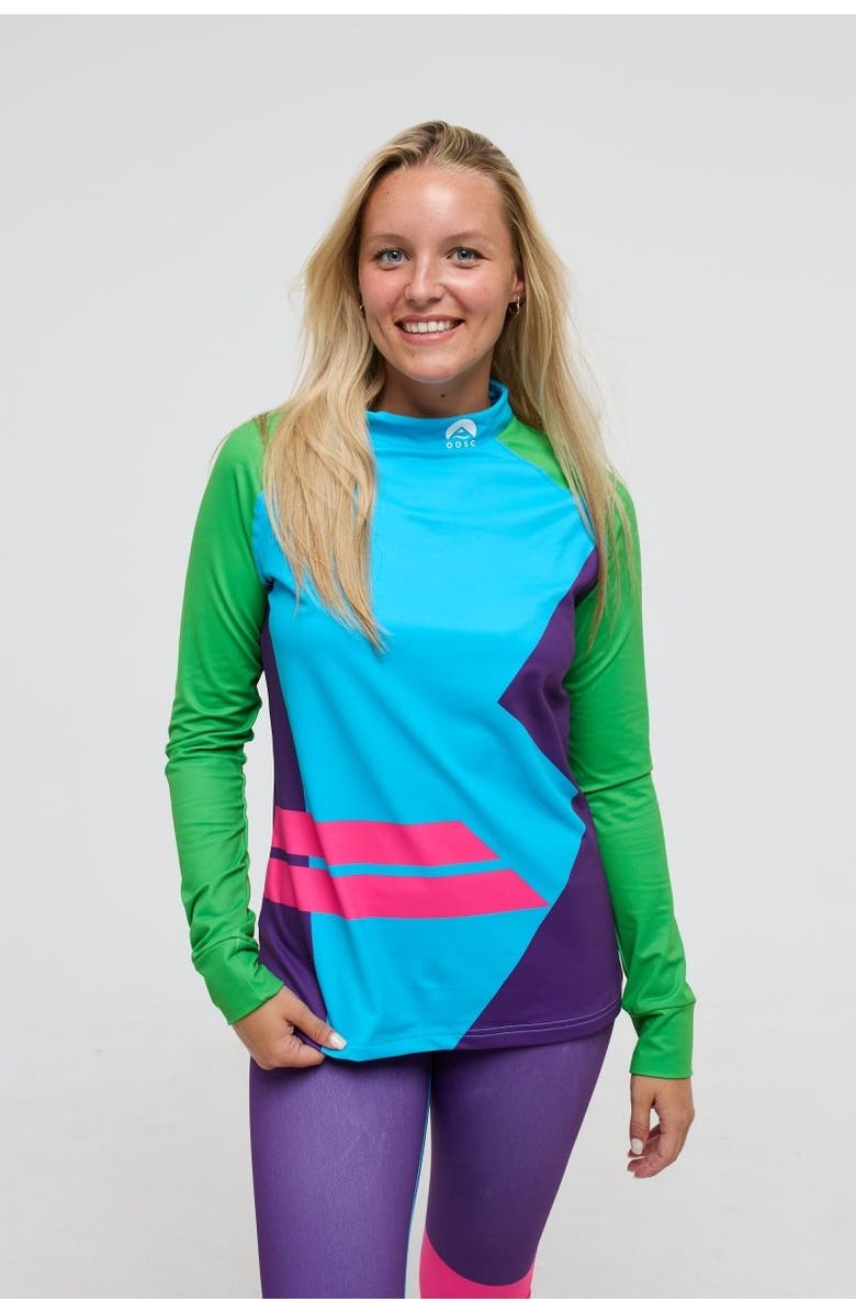OOSC Baselayer Top - Powder Hound Women's, Main, color, Multi-Colour