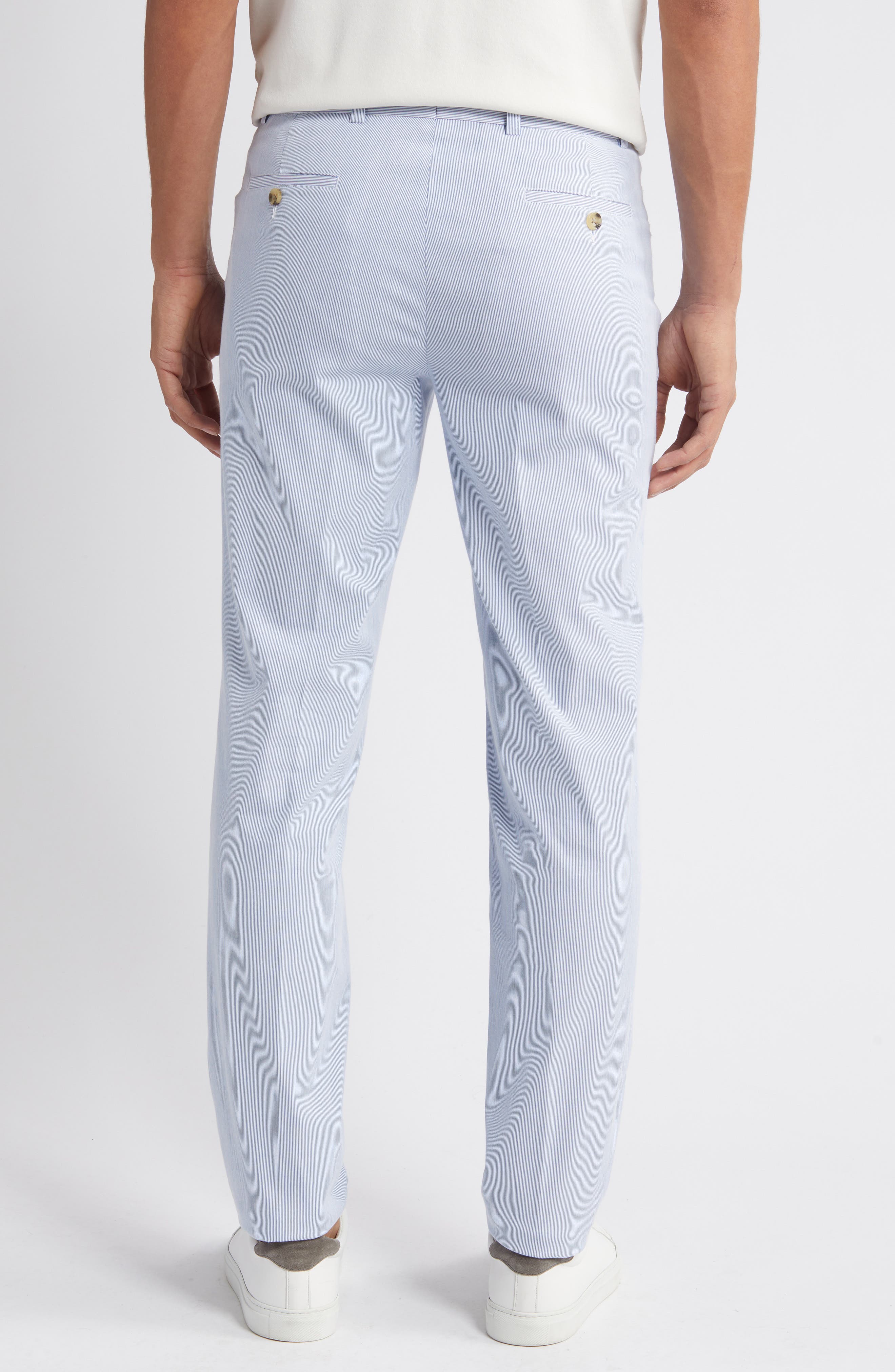 Pinstripe Five-Pocket Taper Leg Pants - image 4