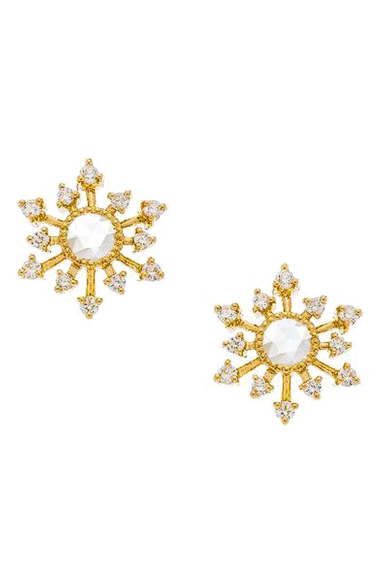 Sethi Couture Leena Diamond Stud Earrings, Main, color, 18K Yg