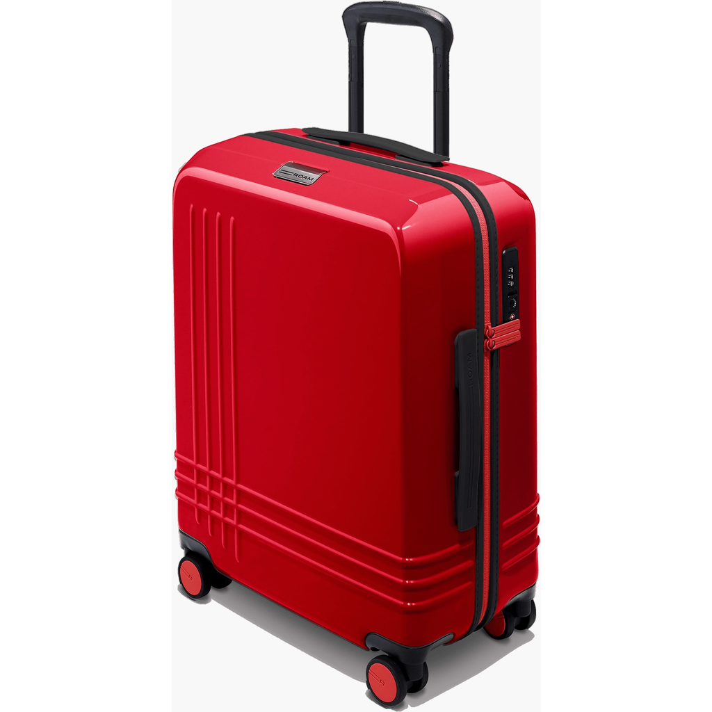 Roam Luggage Large Expandable Carry-on Luggage In Red