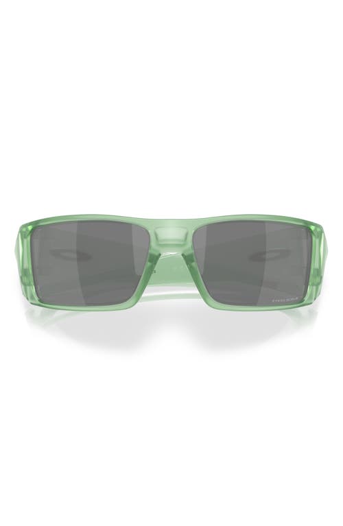 Oakley Heliostat 61mm Prizm™ Rectangular Sunglasses In Black Green