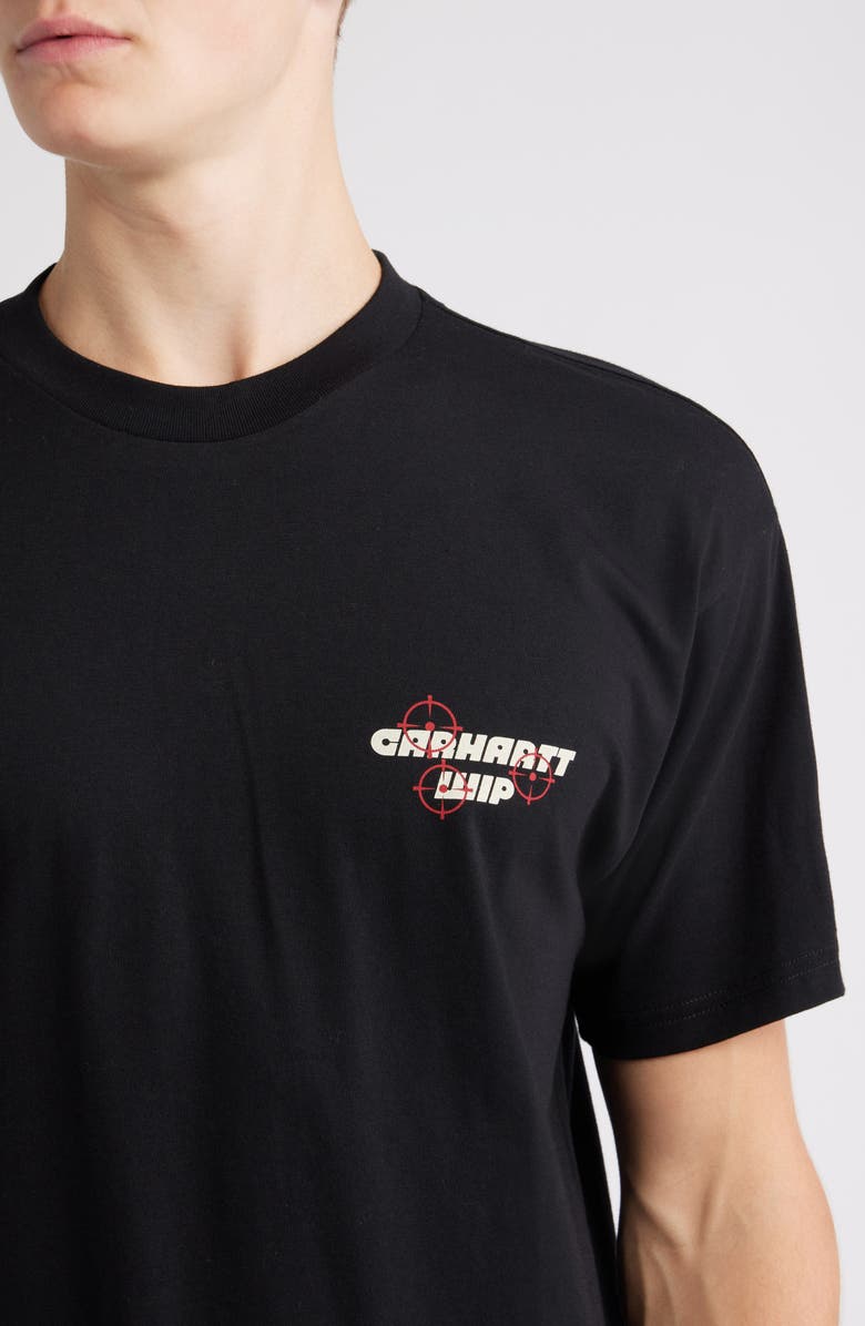 Carhartt Work In Progress Wiptopia Organic Cotton Graphic T-Shirt, Alternate, color, Black