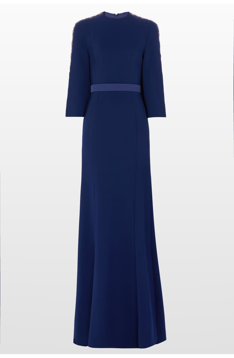 Jenny Packham Milred Dress, Main, color, Midnight Kiss