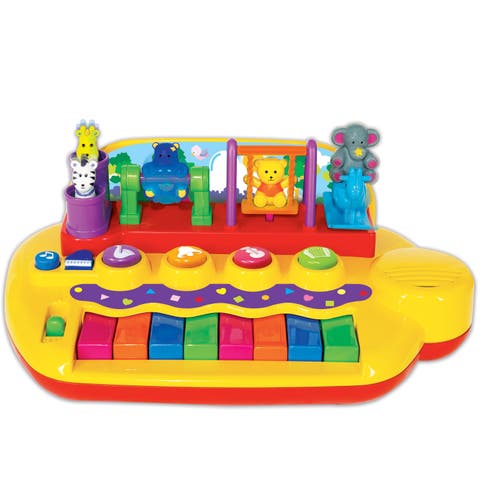 Playful Pals Battery Operated Piano w/Keyboard