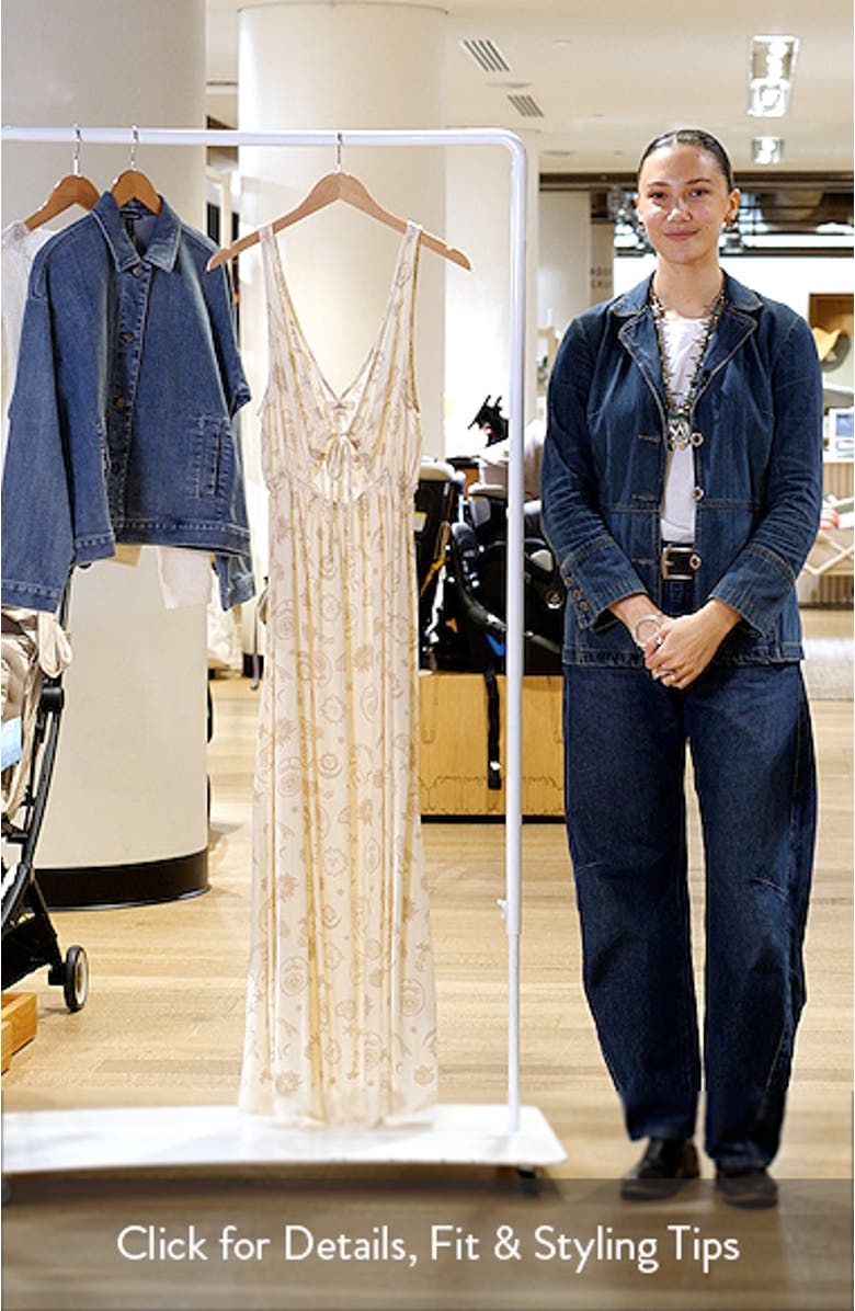 Catalina Island Plunge Cutout Maxi Dress, sales video thumbnail