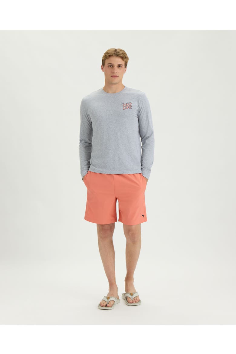 Wake Runner Long Sleeve Tee, Alternate, color, ATHLETIC HEATHER