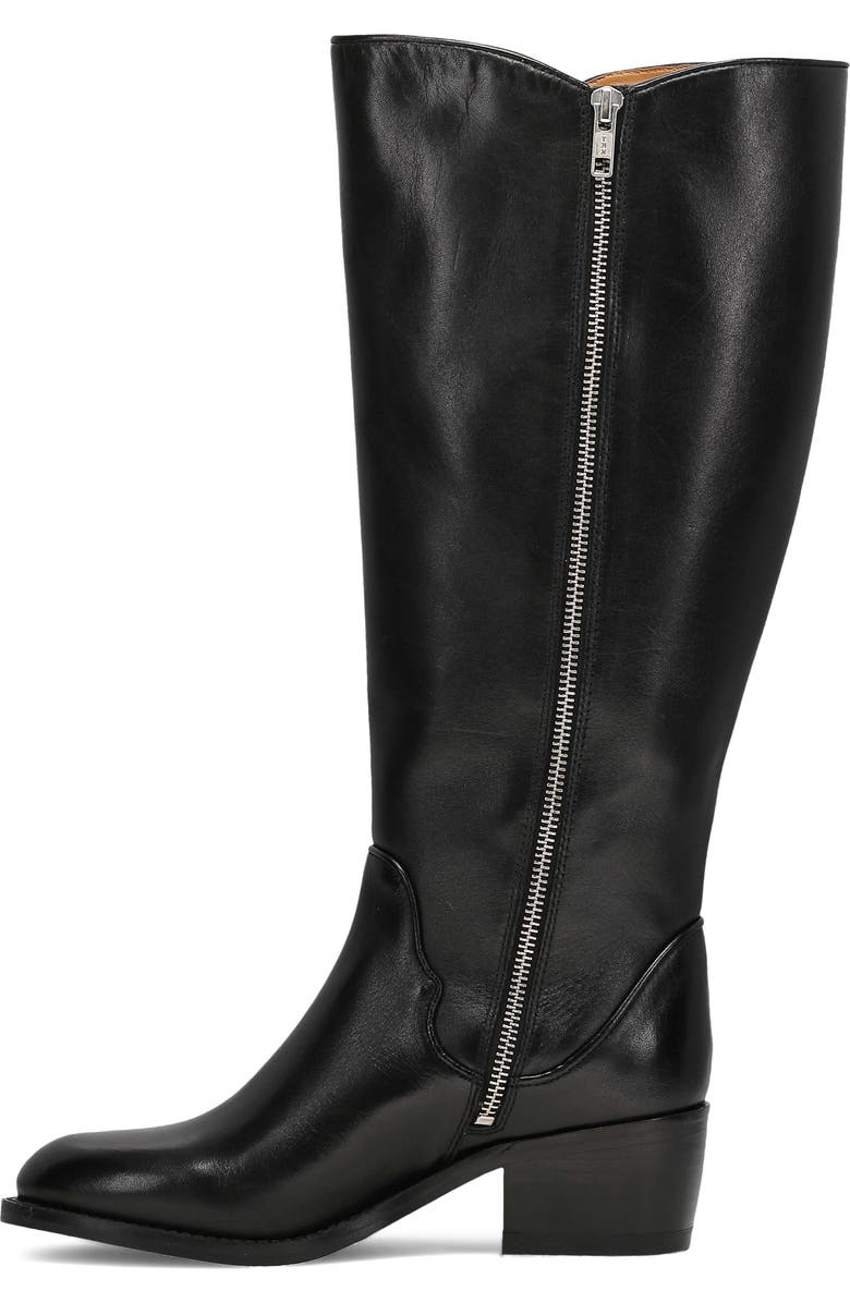 Frye Carson 2 Piping Knee High Boot, Alternate, color, Black