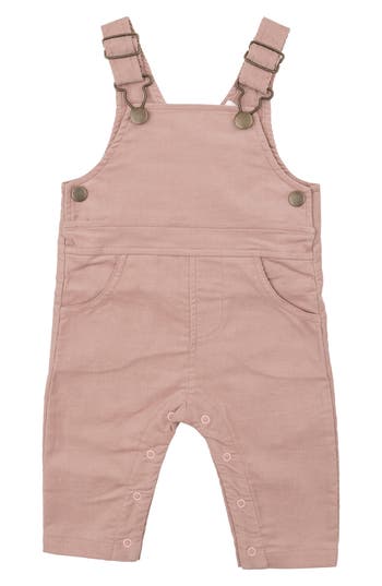 Angel Dear Cord Misty Rose Classic Overalls In Pink