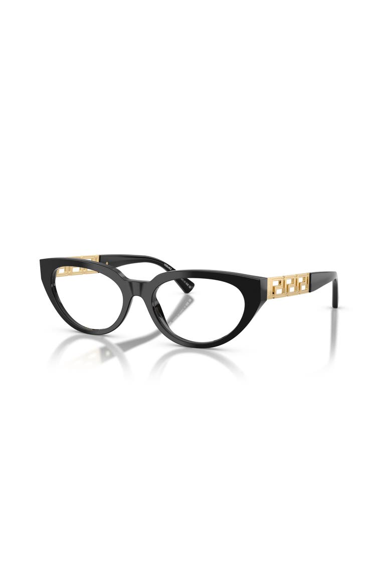 52mm Cat Eye optical glasses, Main, color, Black