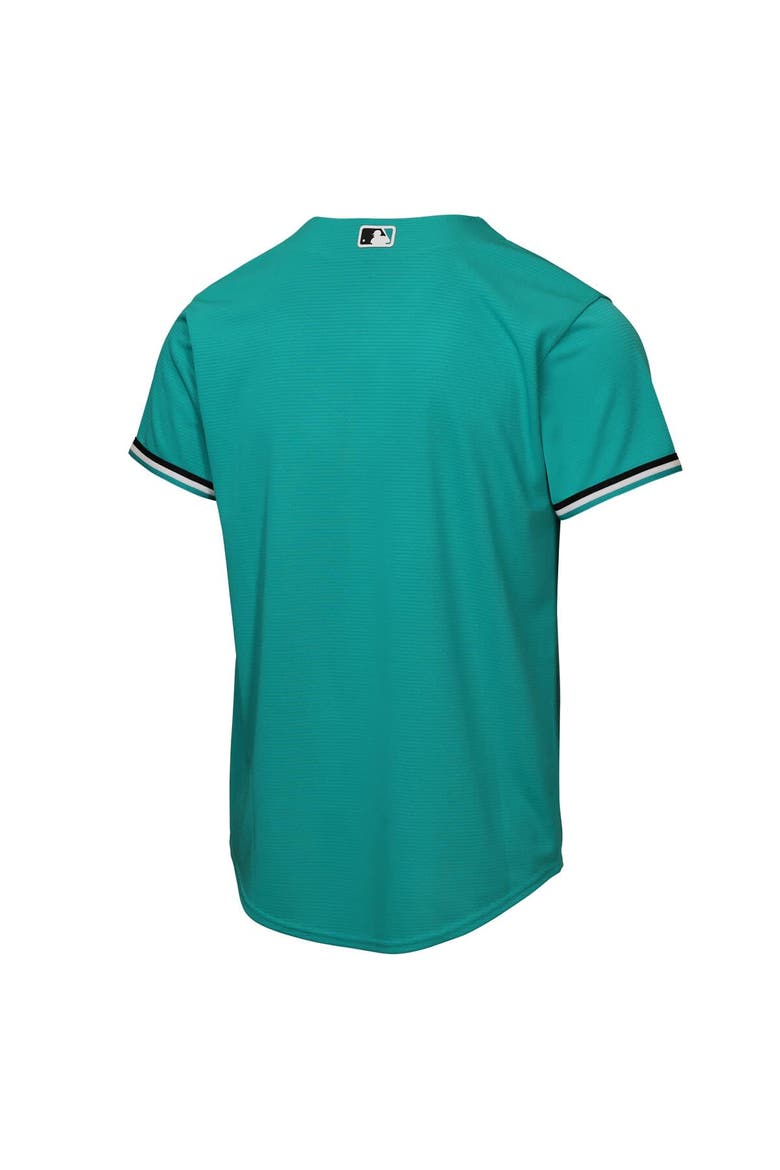 Youth Nike Teal Miami Marlins Alternate Replica Jersey, Alternate, color, Teal